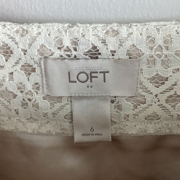 White Skirt Floral Crochet lace skirt - Picture 5 of 7